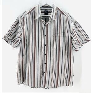 KÜHL Plaid Snap Button Shirt XL (Fits XXL) Short Sleeve‎ Lightweight Hiking